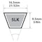 Mbl Mitsuboshi FHP General Utility V-Belt 0.63 in. W X 63 in. L For Fractional Horsepower Motors 5L630A - alternate 4